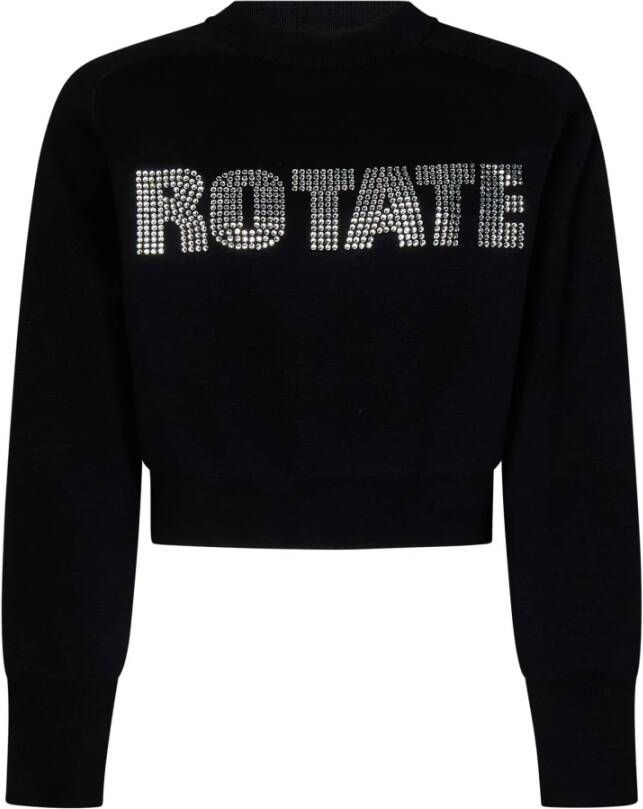 Rotate Birger Christensen Sweatshirt Zwart Dames