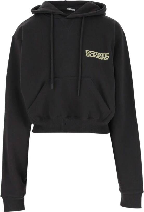 Rotate Birger Christensen Sweatshirts & Hoodies Black Dames