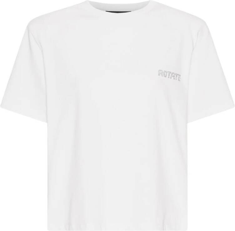 Rotate Birger Christensen T-Shirts White Dames