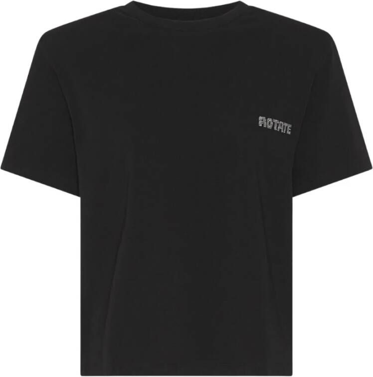 Rotate Birger Christensen T-Shirts Zwart Dames