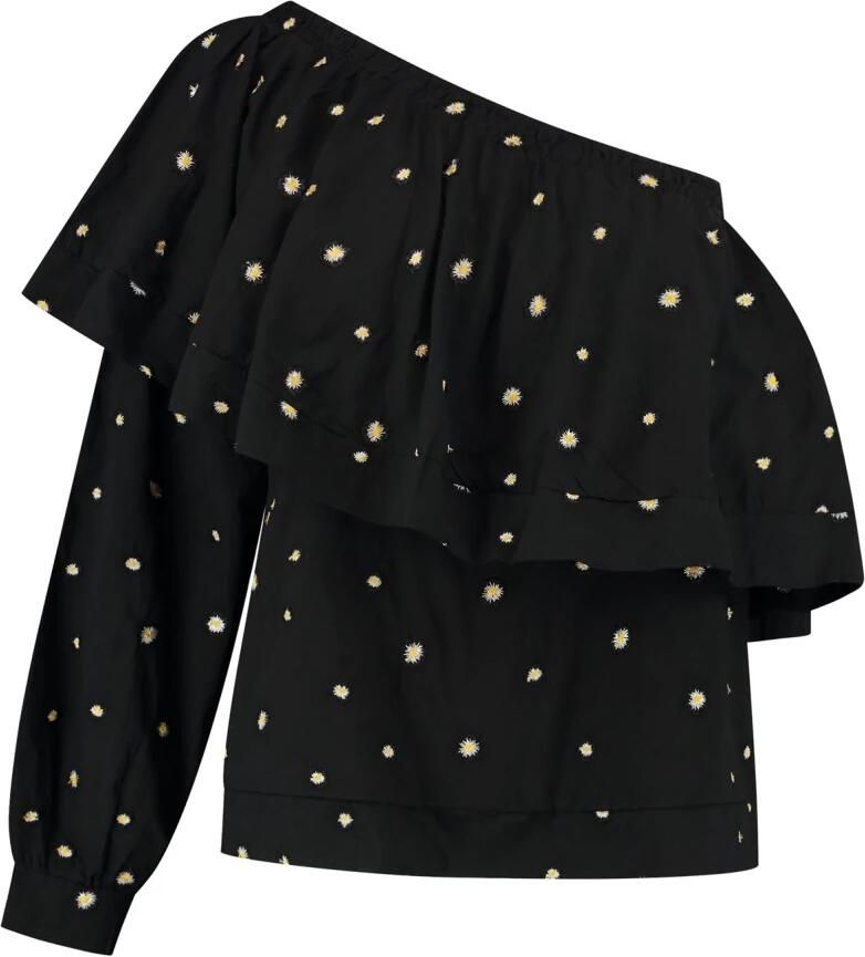 ROUGH STUDIOS Dames Blouses Dulce Top Zwart - Foto 5