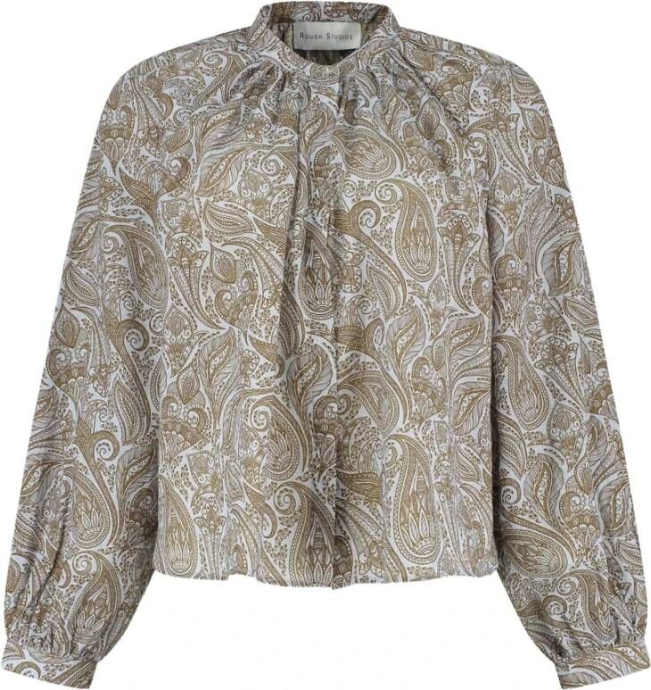 Rough Studios Tessa Blouse Beige Dames