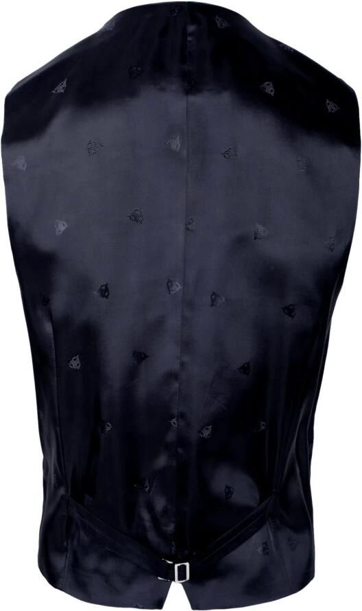 ROY Robson Blauwe Slim Fit Mouwloze Vest Blue Heren - Foto 2