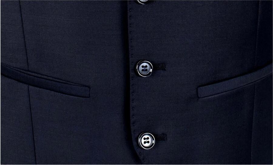 ROY Robson Blauwe Slim Fit Mouwloze Vest Blue Heren