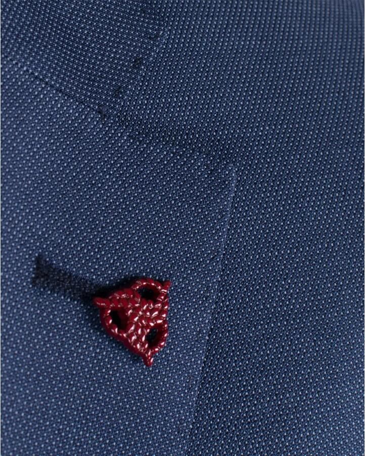 Roy Robson 2-knoops colbert van pure scheerwol met reverskraag