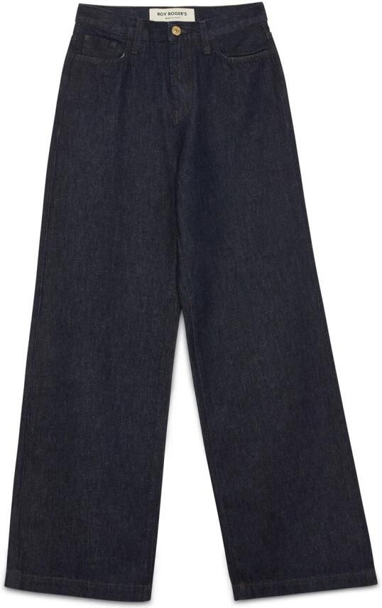 Roy Roger's Blauwe Flare Denim Jeans Aw24 Blue Dames