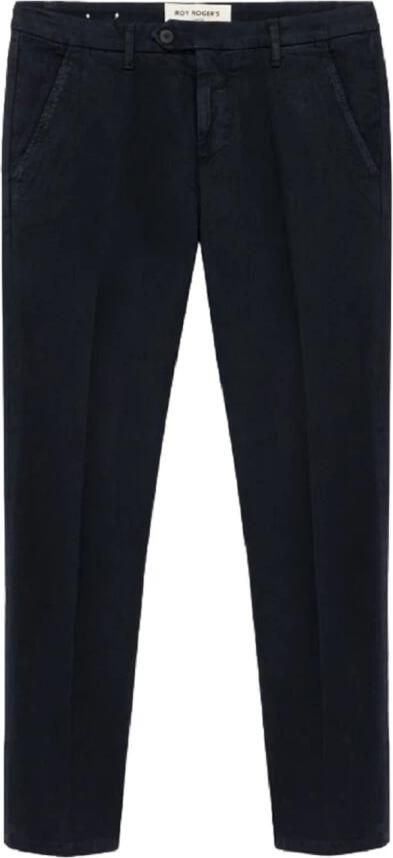 Roy Rogers Chino Broek NEW ROLF RRU013 C8700112-C0048 BLUE NAVY - Foto 3