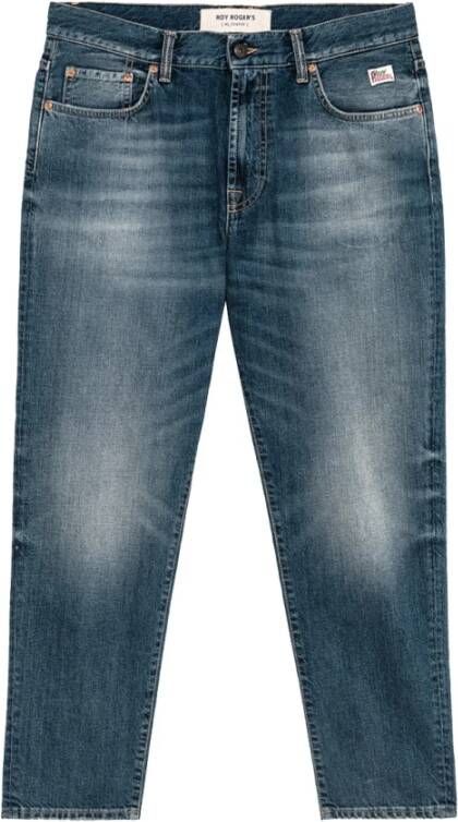 Roy Roger's Cropped Jeans Blauw Heren