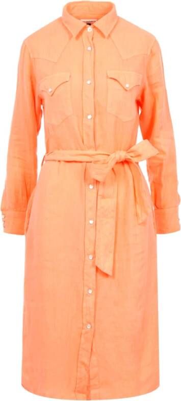 Roy Roger's Shirt Dresses Roze Dames