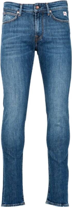Roy Roger's Slim Fit Denim Jeans met Medium Wassing Blauw Heren