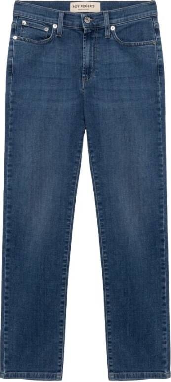 Roy Roger's Straight Jeans Blauw Dames