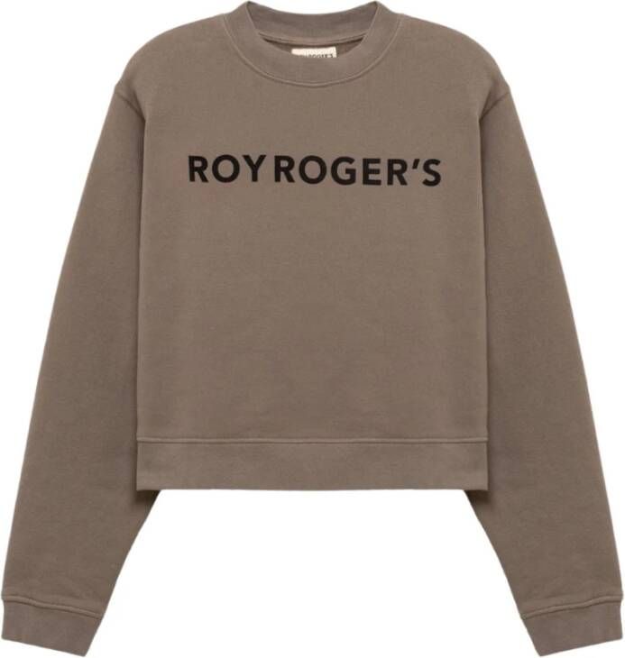 Roy Roger's Sweatshirt Hoodies Bruin Dames