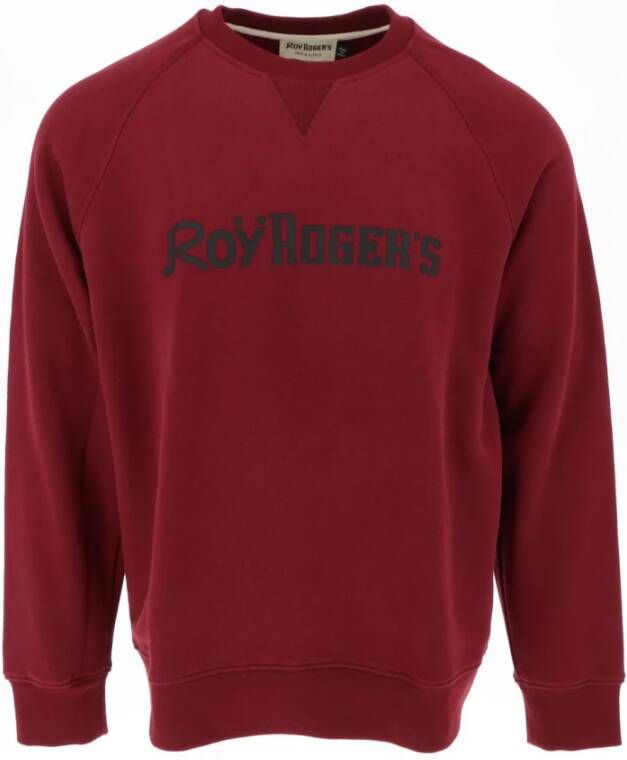 Roy Roger's Roy Roger`s Men Sweatshirt Rood Heren