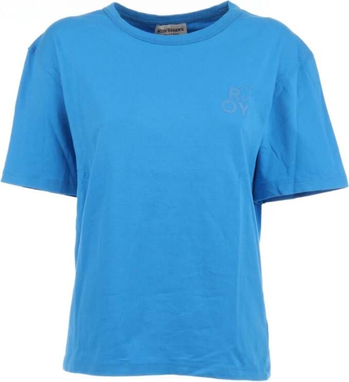 Roy Roger's T-Shirts Blauw Dames
