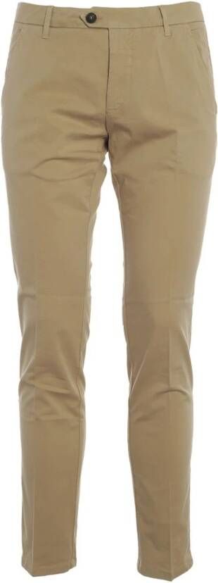Roy Roger's Trousers Beige Heren