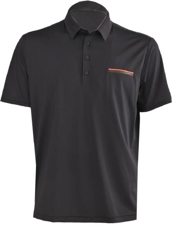 RRD Stretch Polo Shirt met Logo Detail Blue Heren