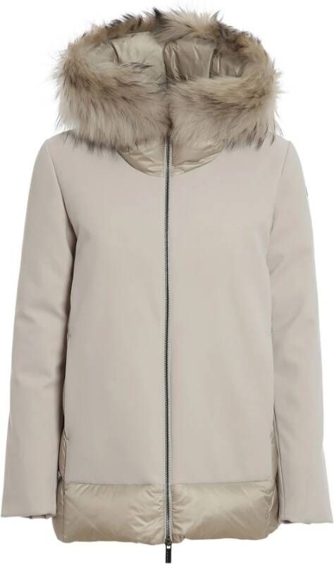 RRD Donsjas met capuchon Beige Dames