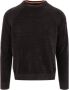 RRD Elegante Crew Neck Sweaters Zwart Heren - Thumbnail 1