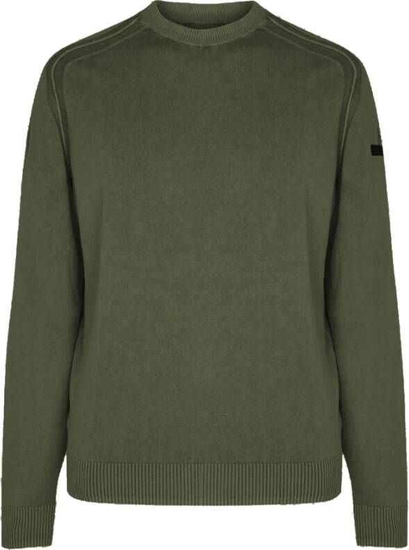 RRD Heren Militair Groen Katoenen Raglan Mouw Shirt Groen Heren