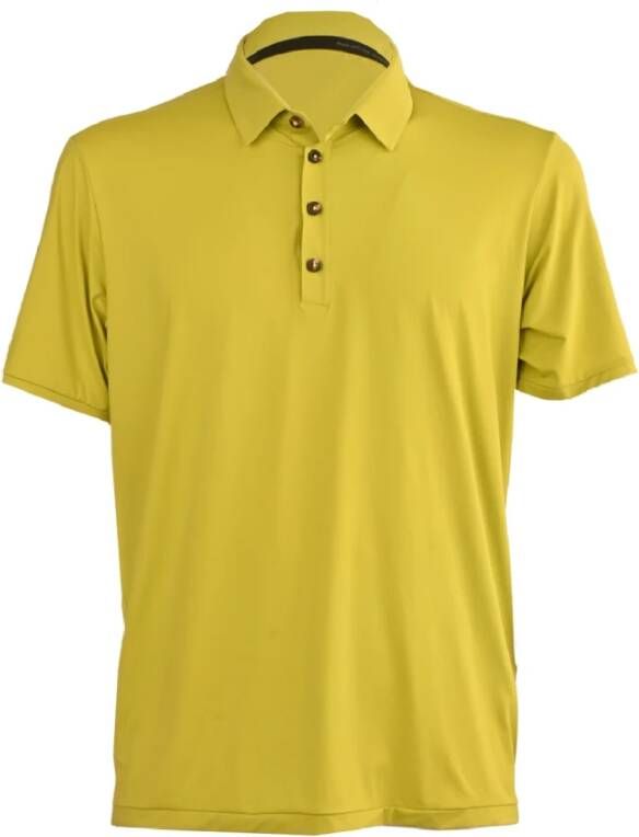 RRD Heren Polo Shirt Lichtgewicht Jersey Korte Mouwen Yellow Heren