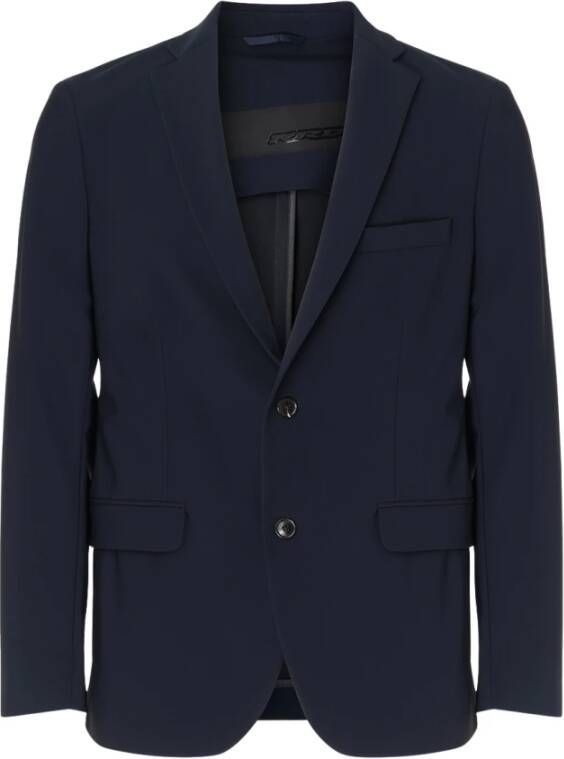 RRD Klassieke Surflex Stof Blazer voor Heren Blauw Heren