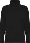 RRD Regular Fit Fluweel Turtleneck Black Heren - Thumbnail 1