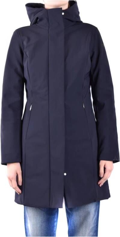 RRD Lange Winter Anorak met Capuchon Blauw Dames