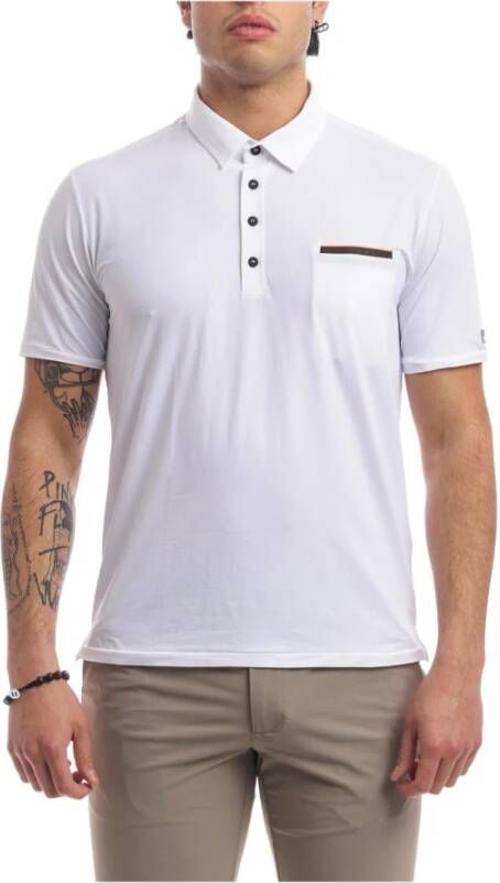 RRD Oxford Bond Zak Polo Shirt White Heren