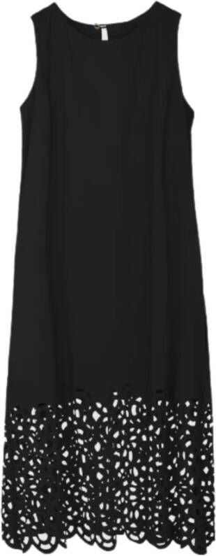RRD Romantische Retro Midi Jurk Zwart Dames