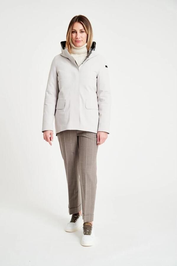 RRD Hooded Down Jacket Gray Dames - Foto 5