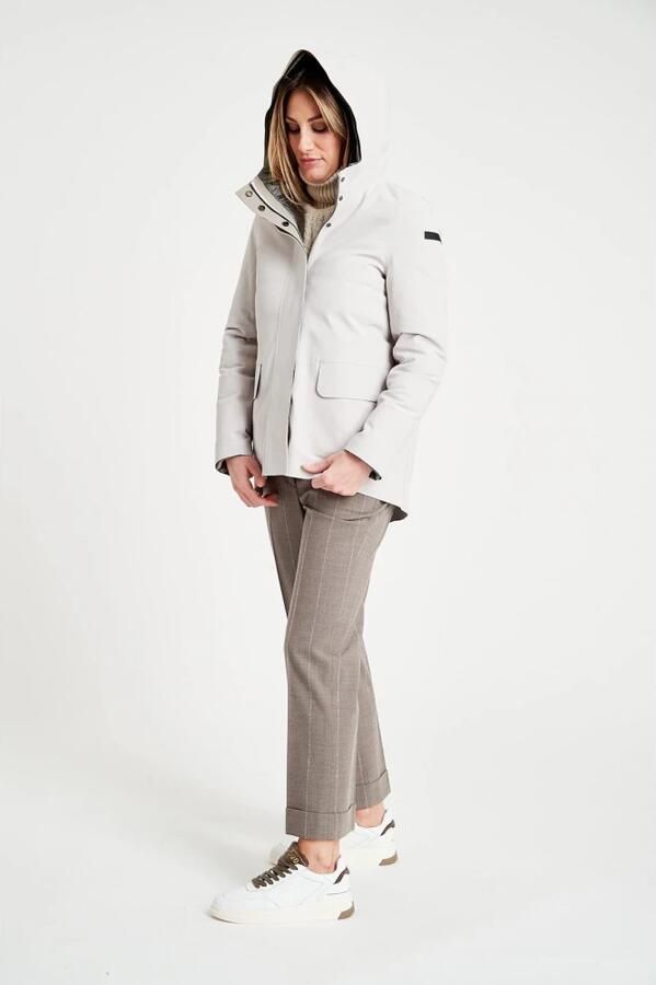 RRD Hooded Down Jacket Gray Dames - Foto 6