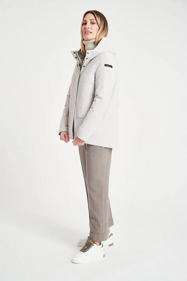 RRD Hooded Down Jacket Gray Dames - Foto 7