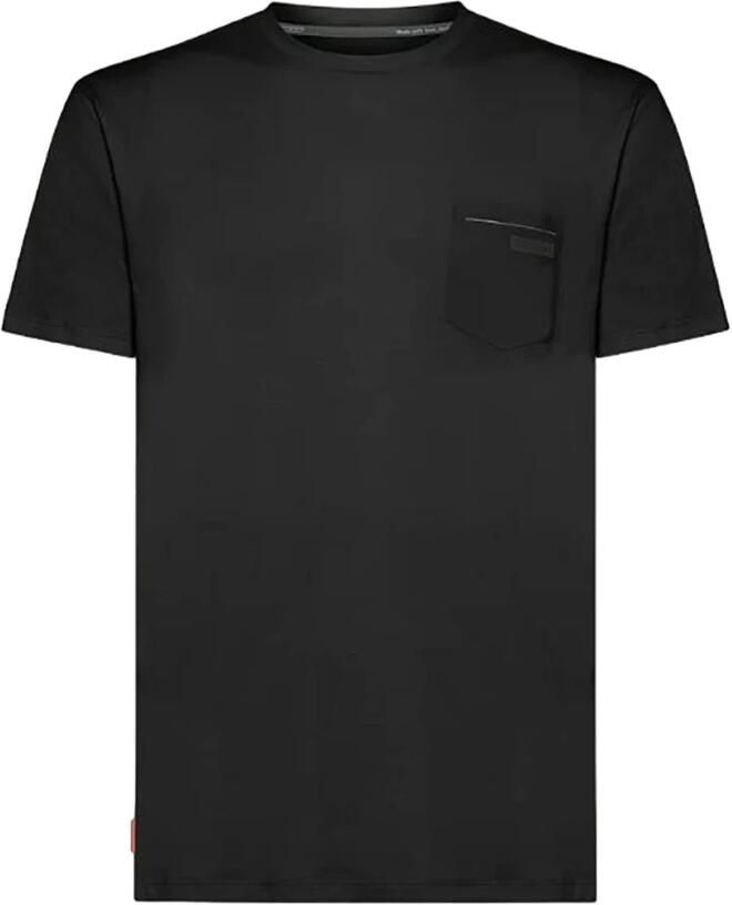 RRD Zwarte Monochrome T-shirt met Surflex Zakje Black Heren