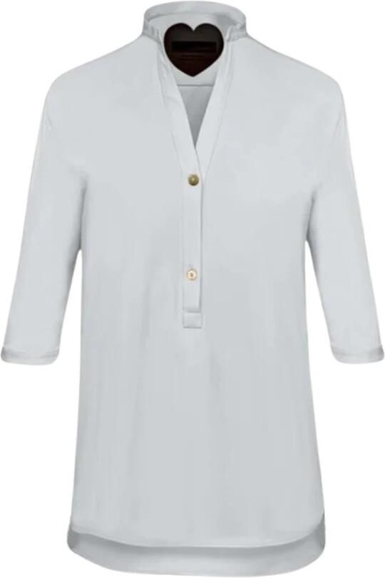 RRD Stijlvolle Tuniek Blouse White Dames