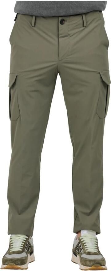 RRD Technische Stoffen Broek met Zakken Green Heren