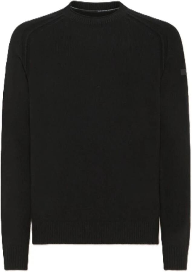 RRD Wollen Ronde Gebreide Trui Black Heren