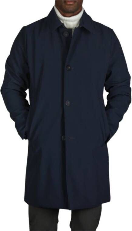 RRD Single-Breasted Coats Blauw Heren
