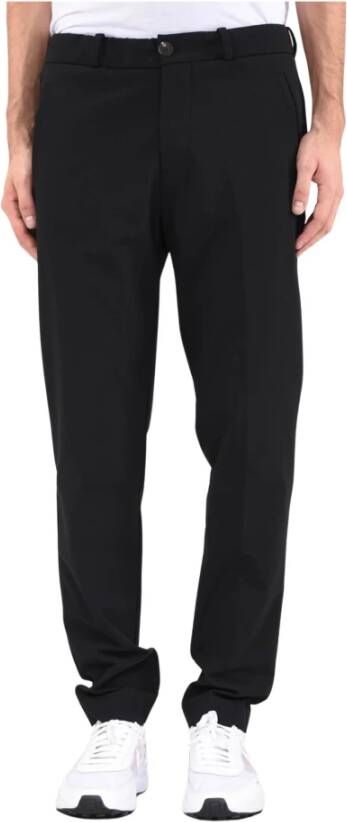 RRD Slim Fit Straight Broek Zwart Heren