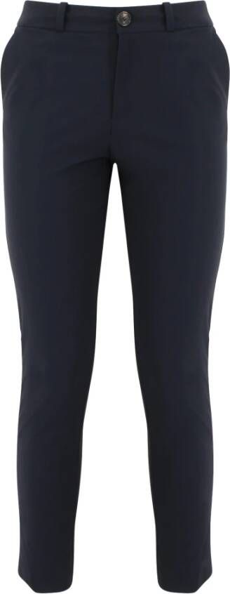 RRD Sportieve Punk Hoge Taille Broek Blauw Dames