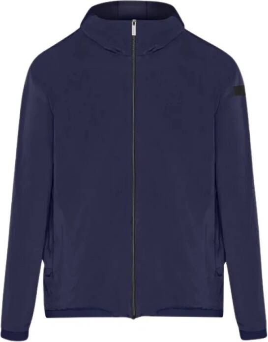 RRD Blauwe Sweatshirt met Rits en Capuchon Blauw Heren