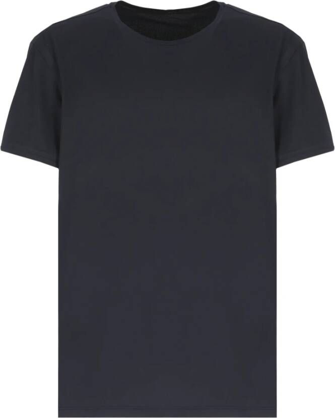 RRD Katoenen T-shirt met ronde hals en korte mouwen Black Heren