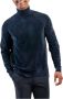 RRD Blauwe Velvet Coltrui Trui voor Mannen Blue Heren - Thumbnail 1