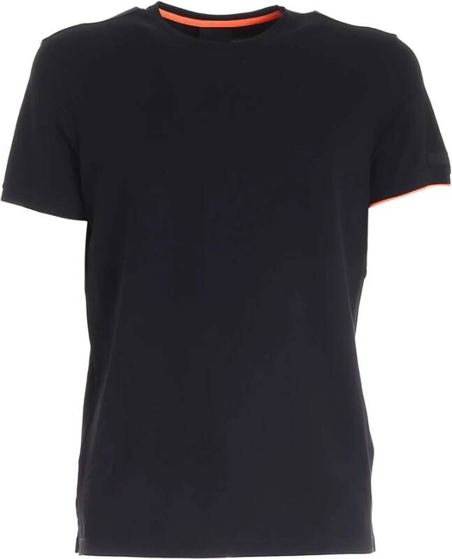 RRD Varsity Stripe Casual T-Shirt Zwart Heren