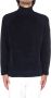 RRD Blauwe Velvet Coltrui Trui voor Mannen Blue Heren - Thumbnail 3