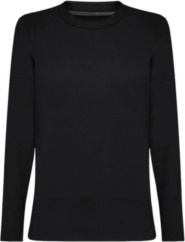 RRD Zwarte Velvet Vent Sweaters Black Dames