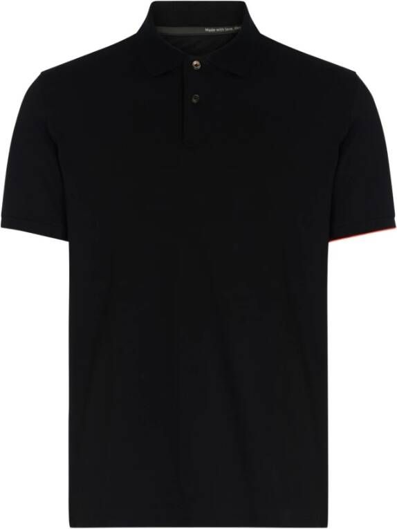 RRD Zwarte technische stof Macro Polo Shirt Black Heren