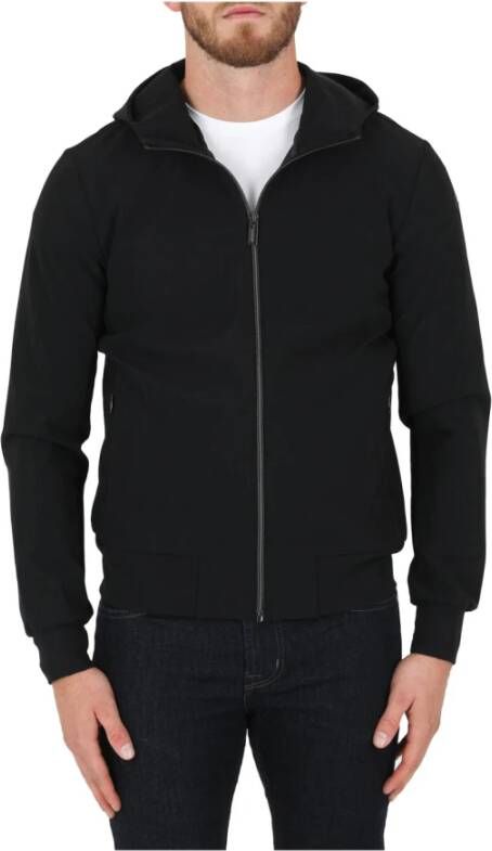 RRD Zwarte Winter Fleece Rits Hoodie voor Heren Zwart Heren