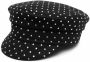 Ruslan Baginskiy Zwarte Rhinestone Wol Baker Boy Hoed Black Dames - Thumbnail 1