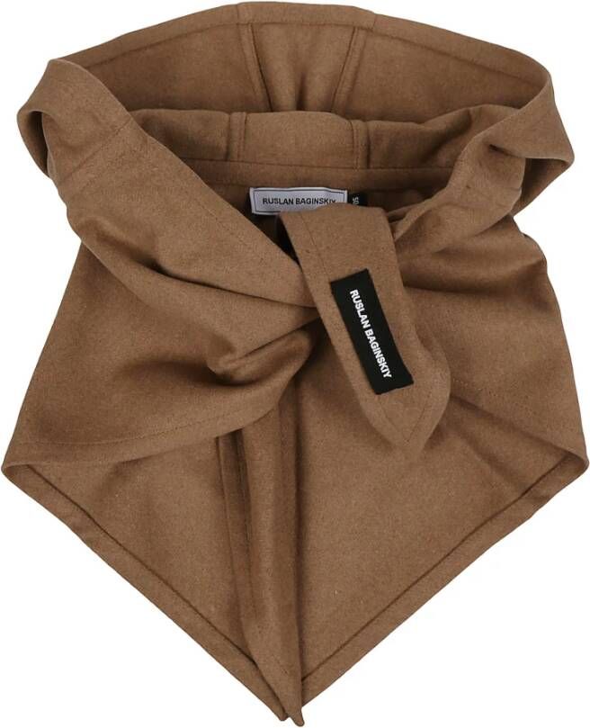 Ruslan Baginskiy Scarves Bruin Dames