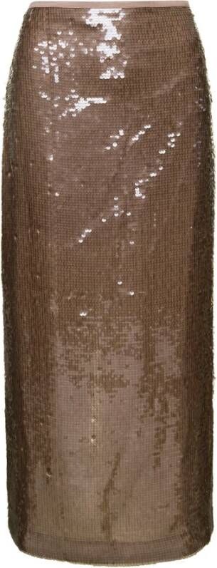 Sabina Musayev Maxi Skirts Bruin Dames
